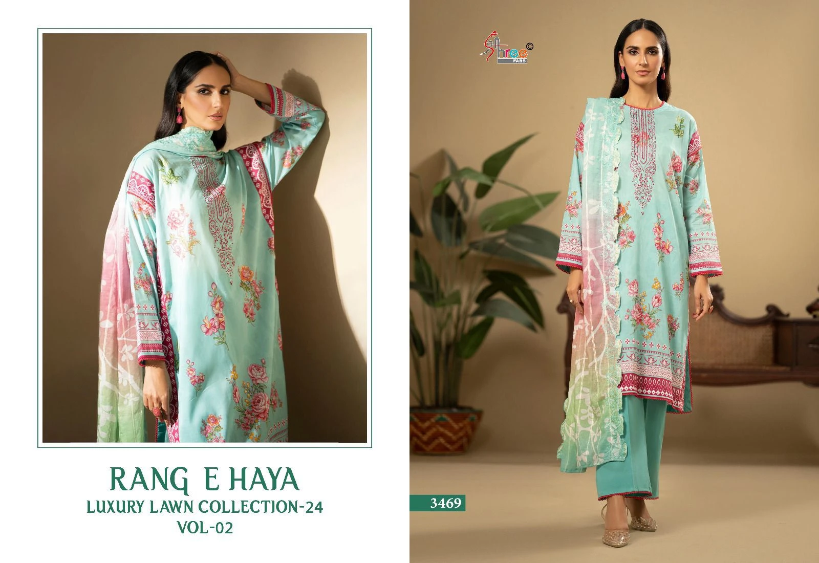 RANG E HAYA LUX LAWN COLLECTION VOL-02